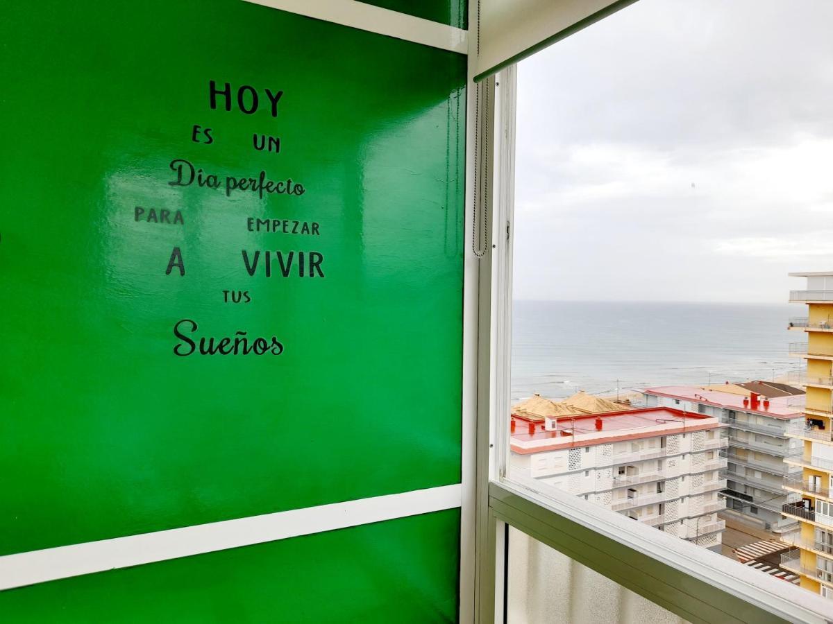 Apartamento Vistas Al Mar, 11 Planta, 50M Playa!! Miramar Exterior foto